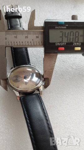 Мъжки колекционен часовник хронограф-Таванес 1940г./Tavannes chronograph watch/, снимка 8 - Мъжки - 50526314