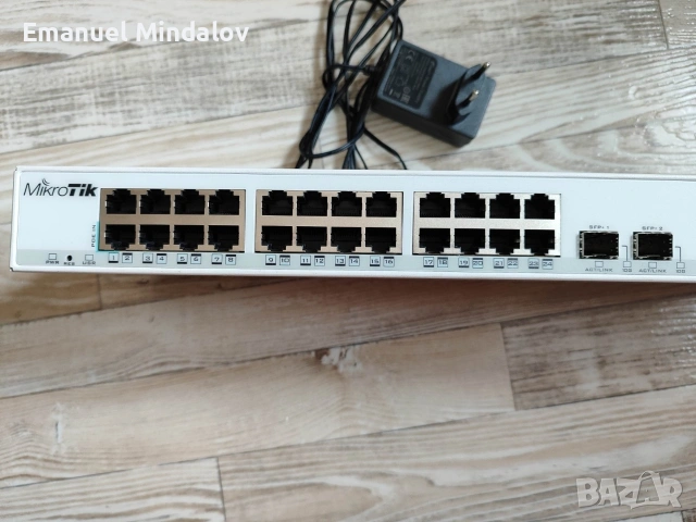 Управляем L2 switch Mikrotik CSS326-24G-2S+RM