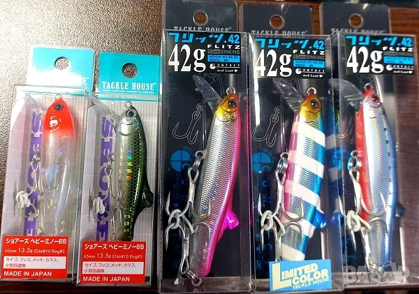 Воблер Tackle House heavy Minnow SHM65 -65mm. 13,5gr /90mm. 42gr, снимка 3 - Такъми - 48808657