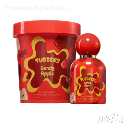 Детски парфюм Tubbees Candy Apple – Плодов гурме аромат със захарен памук, ябълка и ванилия - 50мл, снимка 2 - Дамски парфюми - 54113679