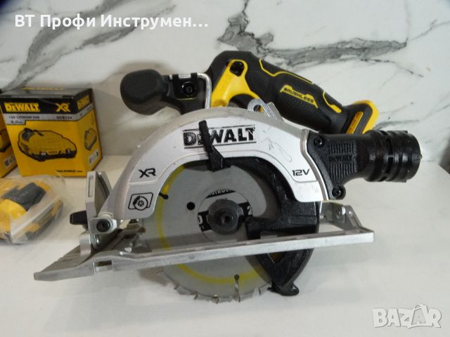 Dewalt DCS 512 / 2 x 3.0 Ah - Компактен акумулаторен циркуляр 12 V, снимка 7 - Други инструменти - 45775528