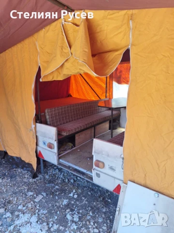  холандско Ремарке тип палатка / каравана цена 9 6 0лв или 490.84 евро няма документи, внос Холандия, снимка 13 - Каравани и кемпери - 50767899