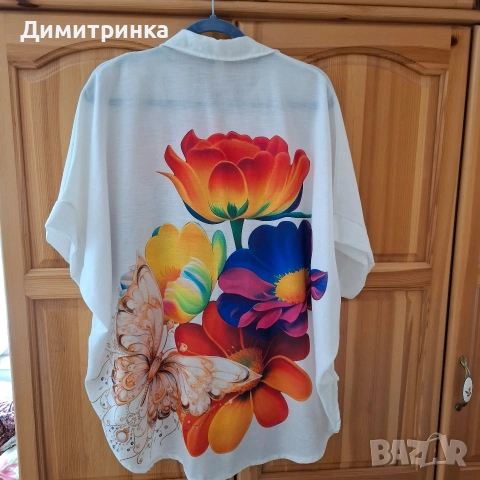 Нова ленена риза, снимка 2 - Ризи - 54302692