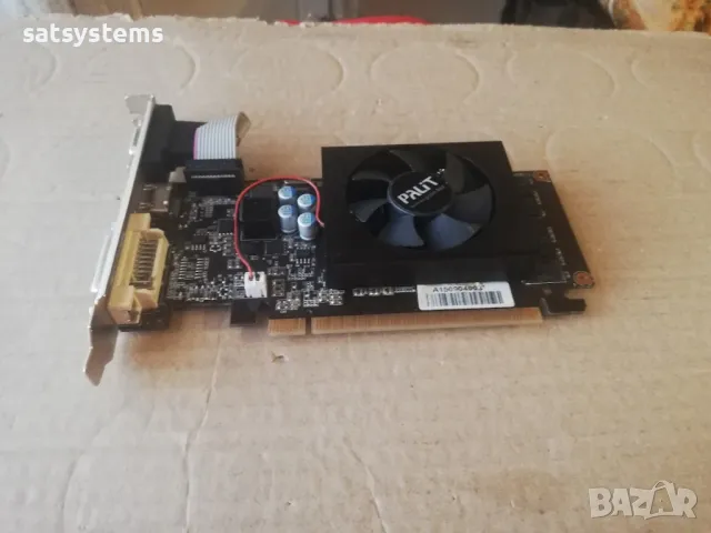 Видео карта NVidia GeForce Palit GT730 HDMI 2048MB GDDR3 128bit PCI-E, снимка 5 - Видеокарти - 47839852