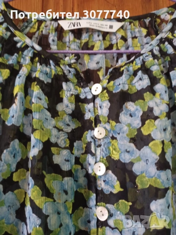 Блуза Зара, снимка 3 - Ризи - 53842862