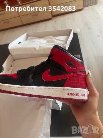 ОРИГИНАЛНИ ЧИСТО НОВИ Air Jordan 1 Дамски размер:39, снимка 2 - Маратонки - 46680837