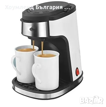ХИТ! Стилна Кафемашина еспресо машина за кафе с ПОДАРЪК 2 чаши, снимка 2 - Кафемашини - 49622659