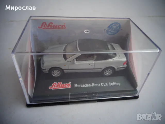 1:72 SCHUCO MERCEDES BENZ CLK ИГРАЧКА КОЛИЧКА МОДЕЛ, снимка 3 - Колекции - 47960534