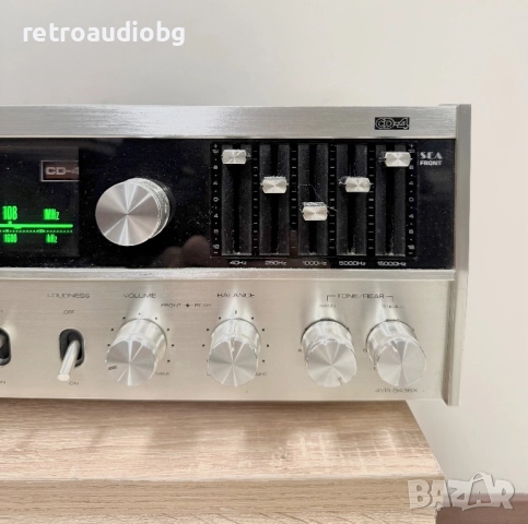 🔊Ретро масивен ресивър - усилвател с радио JVC 4VR-5436 - Made in Japan🔊, снимка 5 - Ресийвъри, усилватели, смесителни пултове - 51810509