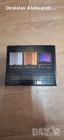 коледни лампички тип завеса 3 x 3 м цветни , снимка 2 - Декорация за дома - 52535439