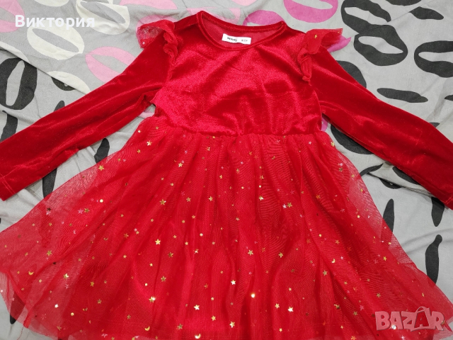 коледни нови дрешки за момиче с мини маус, еленче, снимка 2 - Комплекти за бебе - 52516038