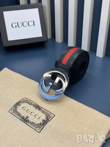 колани от естествена кожа в кутия gucci 4см , снимка 8 - Колани - 50416736