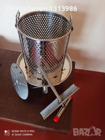 Преса за мед, плодове и др, снимка 4 - За пчели - 52597000