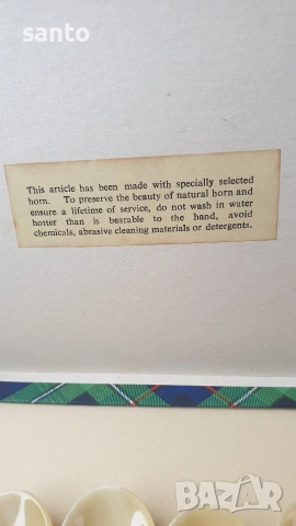 Винтиж лъжички от биволски рог, снимка 7 - Антикварни и старинни предмети - 53903922