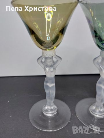 6 броя чаши за аперитив от висококачествен френски кристал Bayel., снимка 11 - Чаши - 45687097