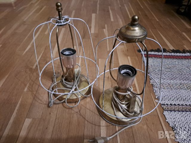 Стари месингови лампи, снимка 3 - Антикварни и старинни предмети - 46407601