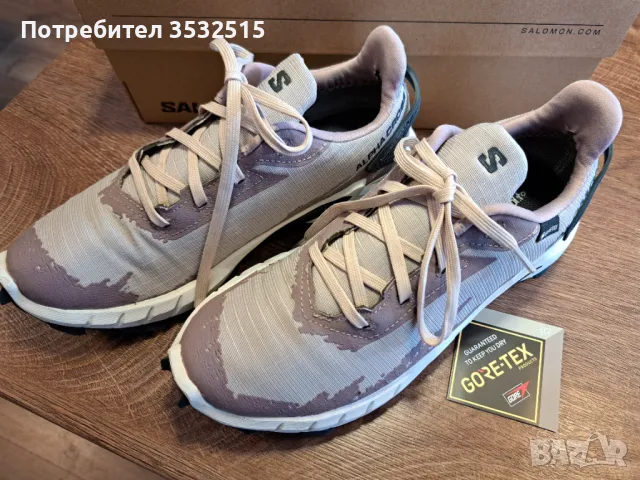 Дамски маратонки Salomon (Goretex), снимка 4 - Маратонки - 49123799