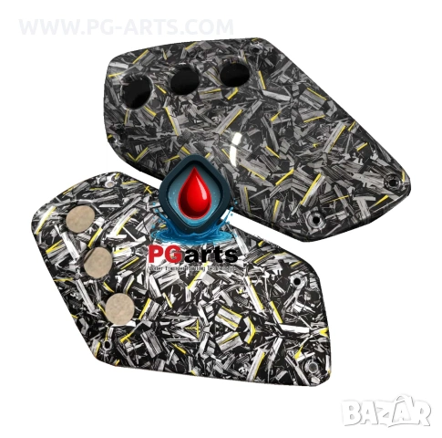 Фолио за хидрографика FORGET CARBON YELLOW 50, снимка 2 - Друго търговско оборудване - 53211387