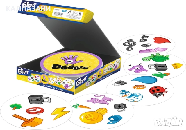 Настолна игра Dobble Giant - Парти , снимка 2 - Игри и пъзели - 51889828
