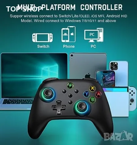 Нов Безжичен контролер джойстик за Nintendo Switch Lite OLED игри геймър, снимка 3 - Nintendo конзоли - 49804756