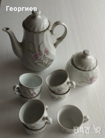 Сервиз сладко,купи,чинии цветно стъкло Сервиз кафе,порцеланови кани мляко., снимка 7 - Чинии - 49462026
