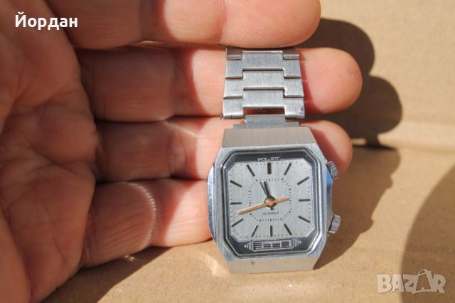 СССР часовник ''Полет''-Звънец, снимка 1 - Мъжки - 45133459