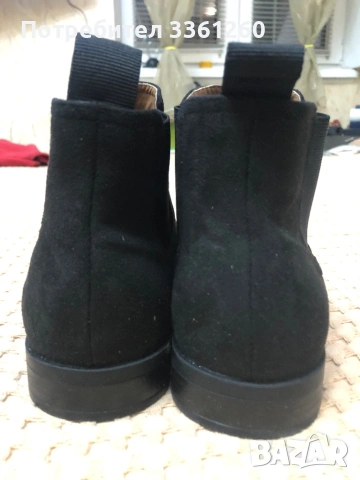 Мъжки велурени обувки номер 44, снимка 3 - Маратонки - 54258342