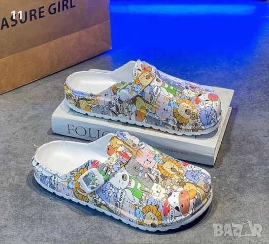 Работни чехли с мотиви