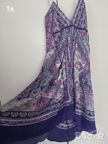 Дамска рокля в лилаво , снимка 1 - Рокли - 45888198