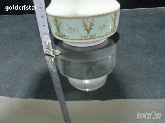 Стар български порцелан захарница , снимка 2 - Антикварни и старинни предмети - 52262122