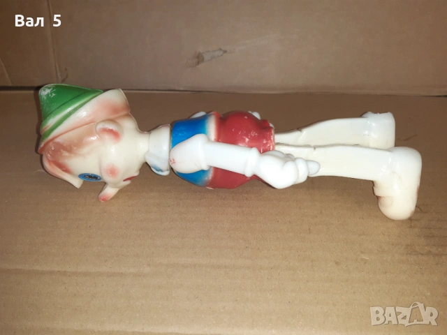 Стара соц играчка , кукла - ПИНОКИО , БУРАТИНО, снимка 5 - Антикварни и старинни предмети - 53665448