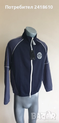  Armani Exchange A/X  Milano Full Zip Oversize Mens Size XS НОВО! ОРИГИНАЛ! Мъжко Горнище!, снимка 4 - Спортни дрехи, екипи - 51924520