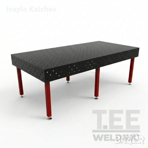 Заваръчна маса 2400×1200 мм (8 мм плот) | ЛИЗИНГ