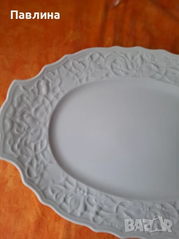 Баварски порцеланово плато и купа за салата , снимка 8 - Аксесоари за кухня - 51222150