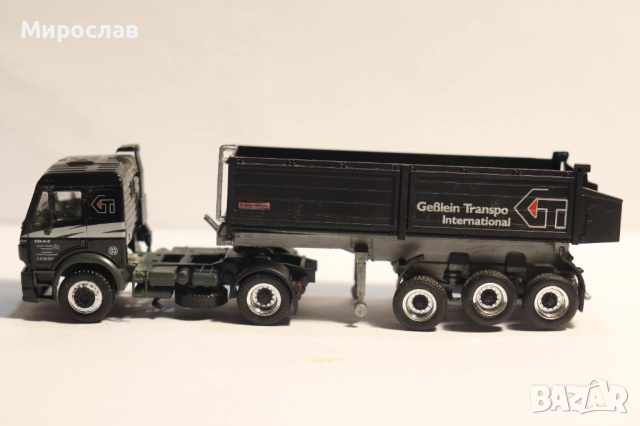HERPA 1/87 H0 MERCEDES САМОСВАЛ ГОНДОЛА КАМИОН МОДЕЛ