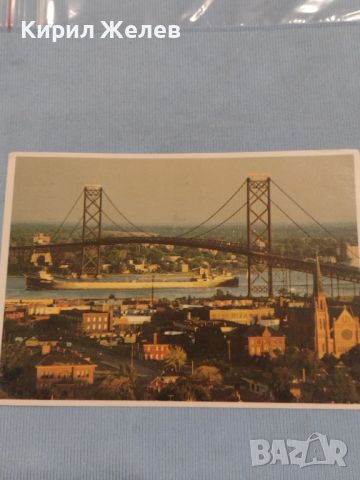 Стара пощенска картичка с марки и печати Америка много красива за КОЛЕКЦИОНЕРИ 46078, снимка 4 - Филателия - 46280309
