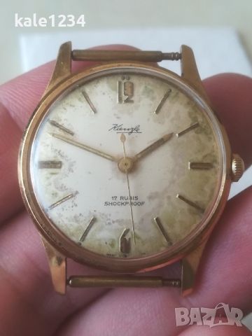 Часовник Kienzle. Germany. Vintage watch. Позлата. Механичен. Мъжки часовник. 