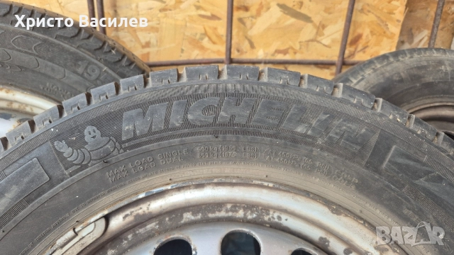 195/70/15 Джанти с гуми Mercedes бус , снимка 3 - Гуми и джанти - 51756281