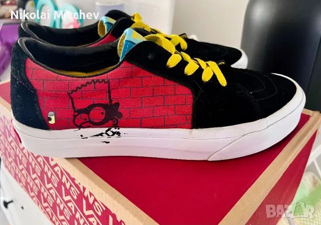 Vans x simpsons  37 номер , снимка 1 - Детски гуменки - 46936761