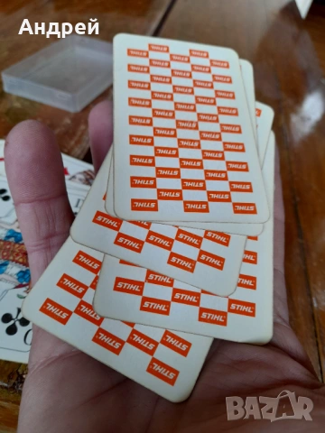 Стари карти за игра Stihl, снимка 3 - Други ценни предмети - 53466647