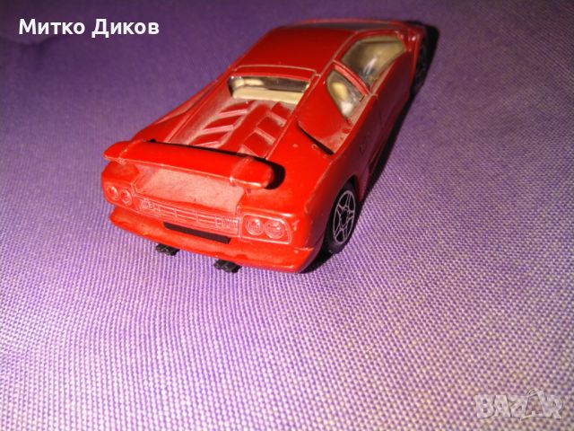 Винтидж малка метална количка 1/43 Burago Lamborghini Diablo, снимка 5 - Колекции - 46809511