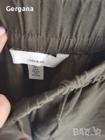 H&M панталон лен, снимка 2 - Панталони - 51005583