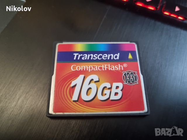 Compact Flash 16 GB Transcend, снимка 1 - Чанти, стативи, аксесоари - 46297824