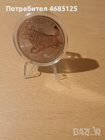  Красива сребърна монета от Канада