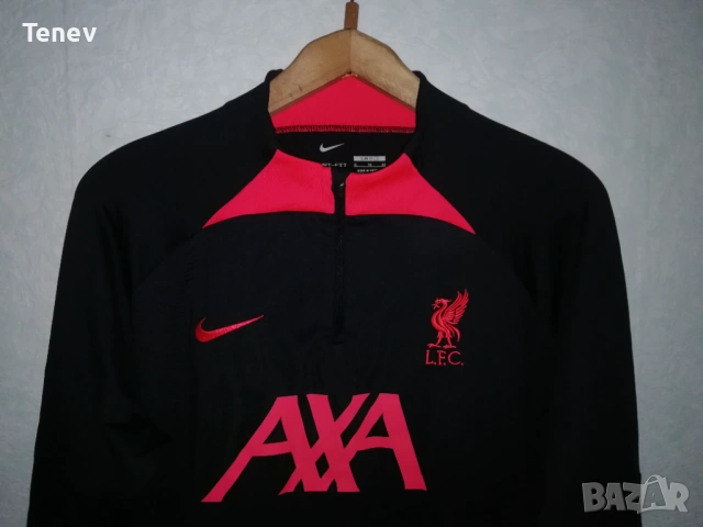 Liverpool Nike оригинално горнище блуза XL Slim Fit 1/4 цип Ливърпул , снимка 4 - Спортни дрехи, екипи - 53063163