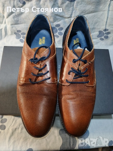 Елегантни мъжки обувки от естествена кожа Oliver Jacob №43, снимка 2 - Ежедневни обувки - 53794513