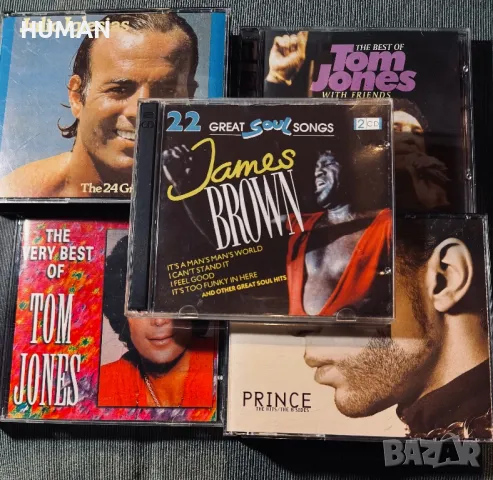 Tom Jones-Prince-Julio Iglesias-James Brown, снимка 1 - CD дискове - 48227577