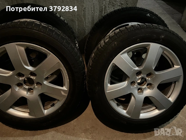 4 бр. Лети джанти 17” + зимни гуми, снимка 2 - Гуми и джанти - 53985559