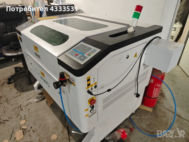 нов лазер CO2 – 100W, 700х500 , снимка 4 - Други машини и части - 54025366