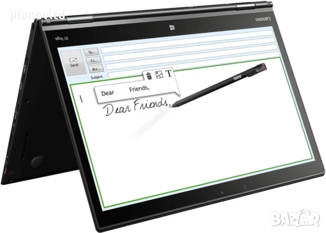 Лаптоп Lenovo X1 Yoga 1st i5-6300U 8GB 256GB 2560x1440 ГАРАНЦИЯ, снимка 3 - Лаптопи за работа - 51235936